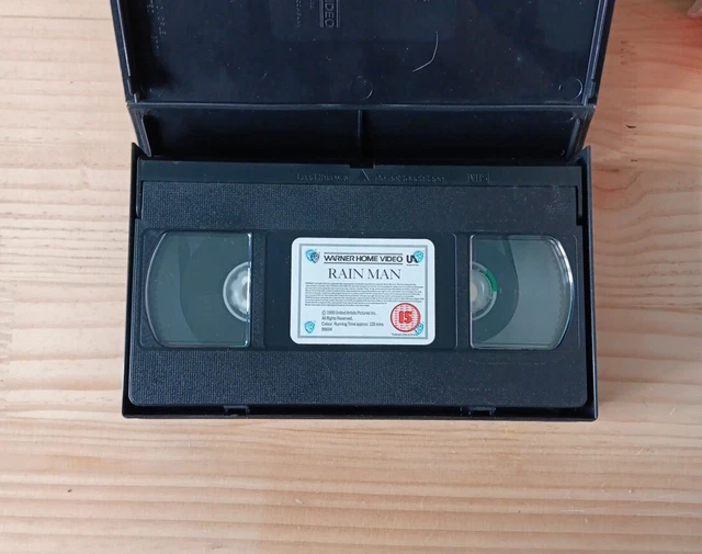 RAIN MAN (1988) (Warner VHS 1989) Dustin Hoffman Tom Cruise Video