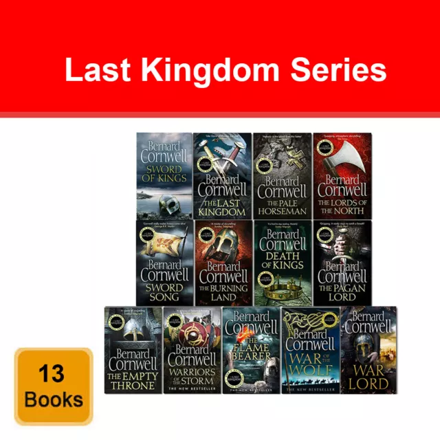 Bernard Cornwell The Last Kingdom Series 1-13 Books Collection Set Pack War Lord