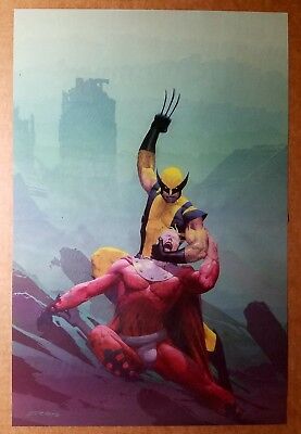 Wolverine Vs Magneto Marvel Comics Poster by Esad Ribic