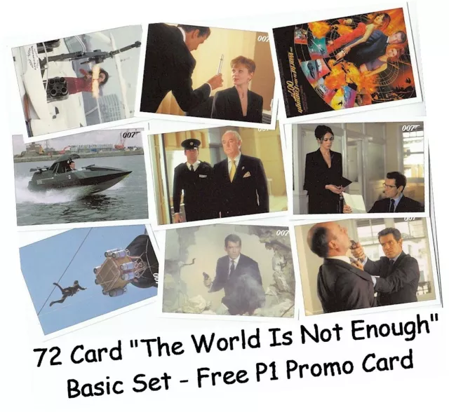 James Bond Classics 2016: 72 Card The World Is Not Enough Basic/Base Set Free P1