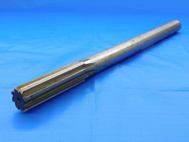 0.6302 O.D. HSS CHUCKING REAMER 8 FLUTE .6302 5/8 .6250 +.0052 OVERSIZE 16 mm