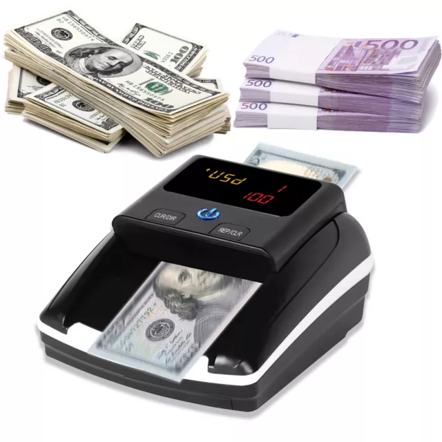 Counterfeit Bill Detector Uv/mg/wm/ir Automatic Money Detection L2O1 Portable