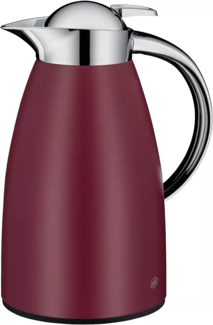 Termosina ALFI Signore 1L caraffa isolante metallo caffettiera calda/fredda BPA rossa
