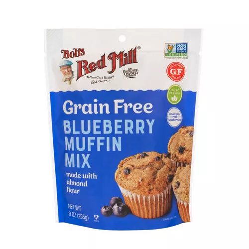 Grain Free Blueberry Muffin Mix 9 Oz By Bobs Red Mill