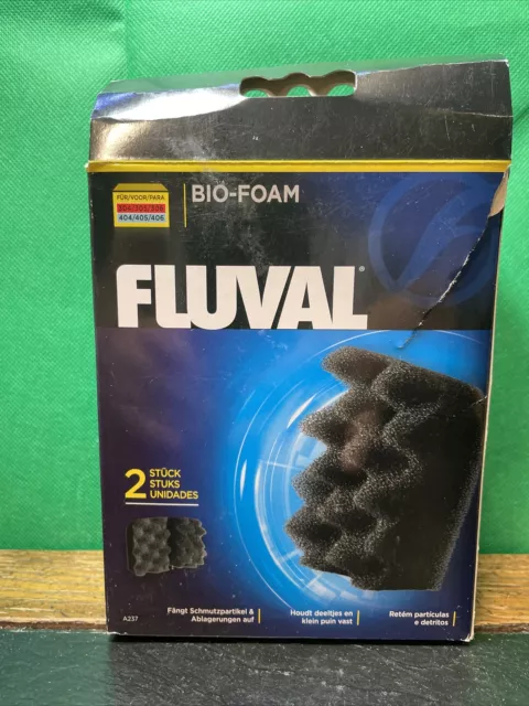 Fluval Bio-Foam 304 305 306 404 405 406 2pk Filter Foam Plus 1 Extra Foam
