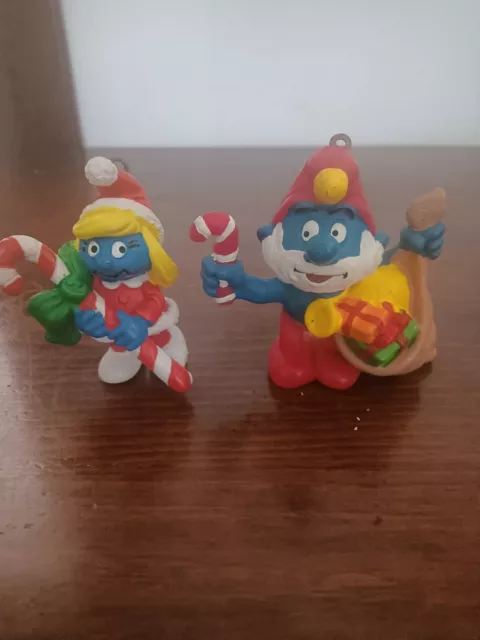 Coppia Di Puffi Rara-Vintage 1981+1982