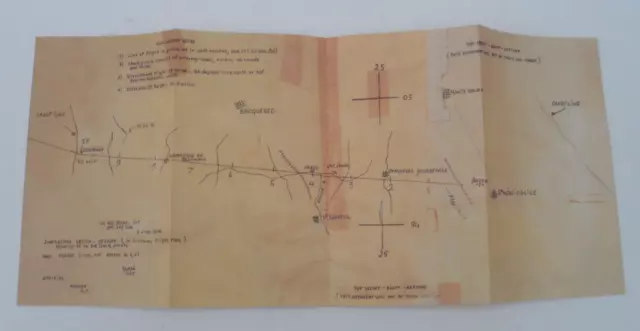 82nd AIRBORNE DIVISION DROP ZONE MAP OF STE-MERE-EGLISE  # Read Description!!