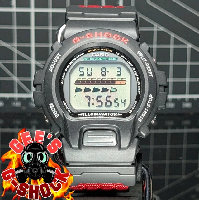 CASIO G-SHOCK TEXTILE / Resin Combi Band Fox-Fire Illuminator Black DW ...