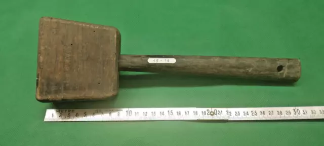 OUTIL ANCIEN Marteau Maillet Mailloche Sculpteur Menuisier