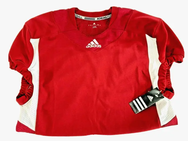 Adidas Techfit Hyped Football Jersey 234JA Men's Size X-Large Burgandy NWT