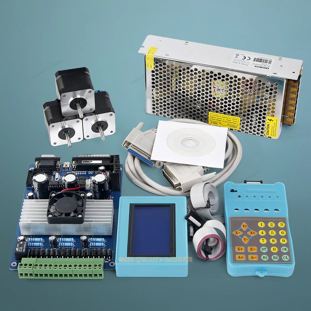 CNC Kit With TB6560 3 Axis Set Professional Version Driver Board & HB Motor/PSU