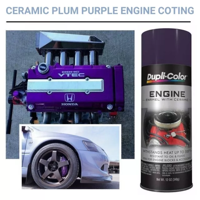 Plum Purple Coating Spray High Heat Paint Engine Enamel Caliper Brake Rotor