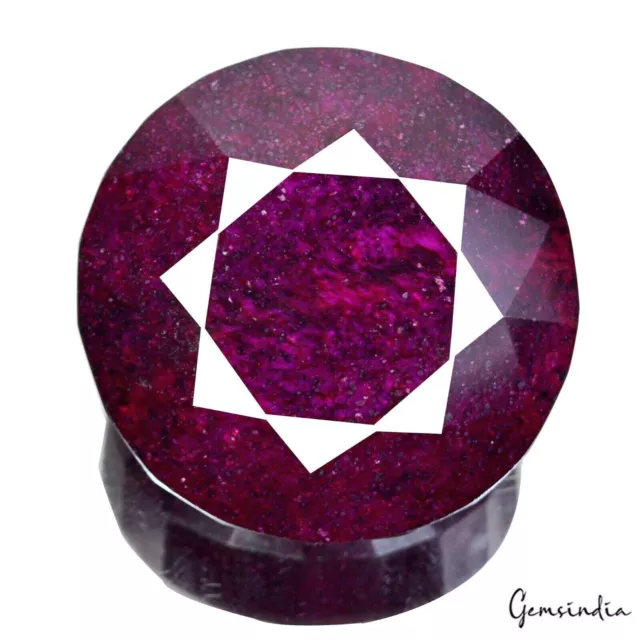 2470 Cts Natural Beautiful Red Ruby Round Cut Museum Size Loose Earth mined Gem