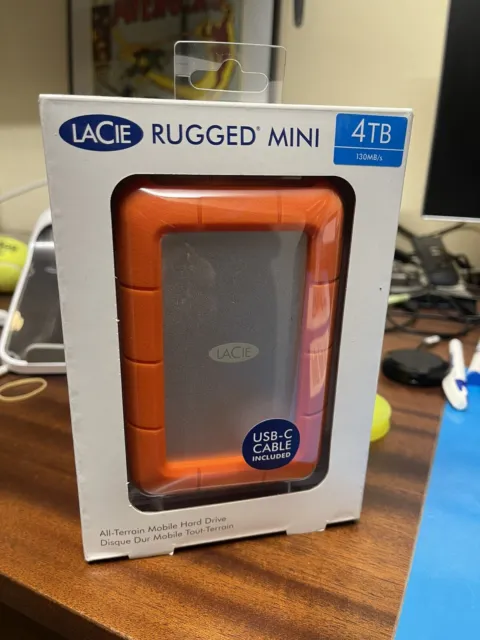 LaCie LAC9000633 4TB Rugged Mini Disque Dur Externe USB 3.0
