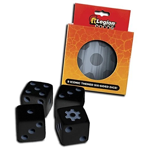 Legion Supplies LGNDCT131 16 mm Iconic D6 Dice Tins Gear - Set of 9 (US IMPORT)
