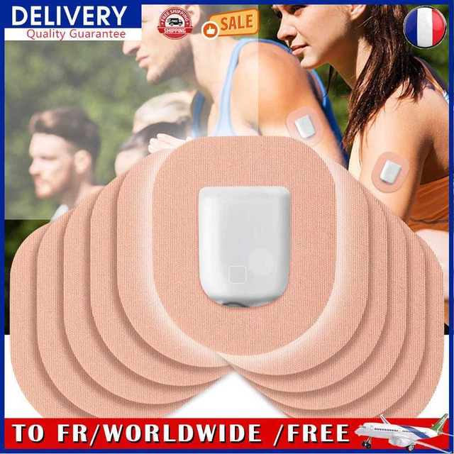 10 Pack Adhesive Fixed Patches Skin-friendly for Blood Glucose Monitoring Sensor