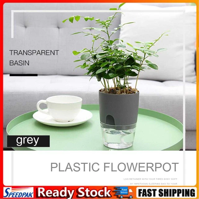 Watering Planter Self Watering Flower Pot Water Storage Basin (10.5cm)