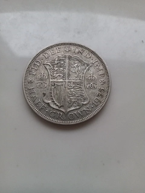 1935 Great Britain Half 1/2 Crown KM# 835 Silver Coin