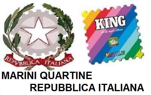 2018 Fogli Aggiornamento Marini Italia Repubblica Quartine Mod King Nuovo Mf6067