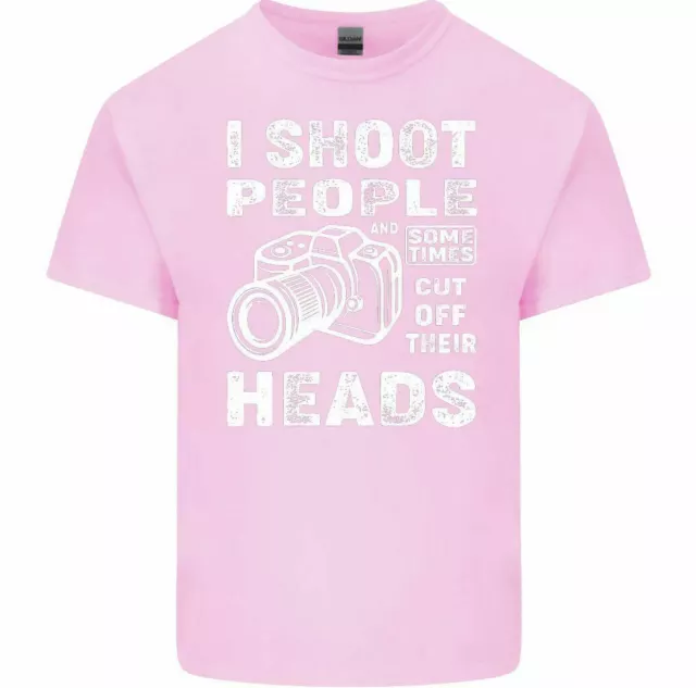 T-shirt fotocamera Photography I Shoot People da uomo divertente fotografo obiettivo scherzo top 7