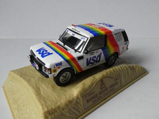 Coffret NOREV Paris-Dakar – Renault 20 Et Renault 4 Miniatures (état Très Bon)