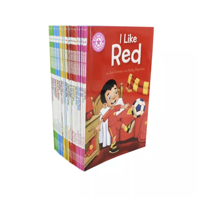 Reading Champion Beginners 30 Books Children Pack Paperback Set By Jenny Jinks
