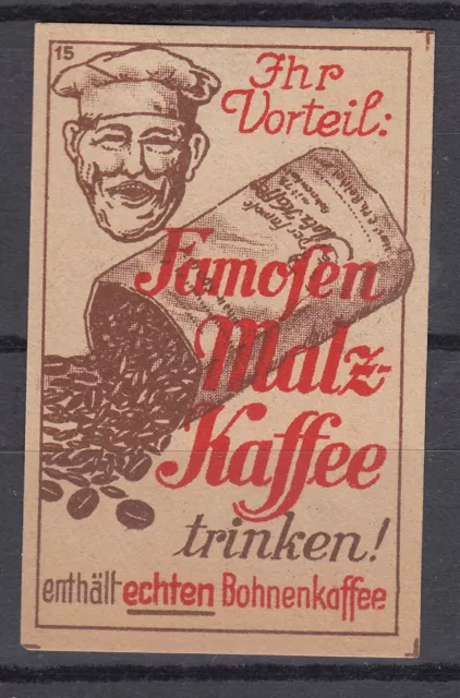 Alt-Deutschland   900  Malz Kaffee    (  ca.  100 Jahre alt )