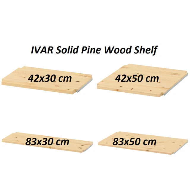 IKEA IVAR STORAGE System Shelf Extra Bookcase Floating Shelves Solid