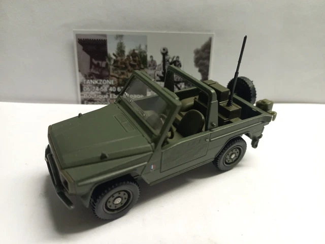 Solido 1/43 - Peugeot P4 Armée Française - Vert, Moulage Métal - État TBE