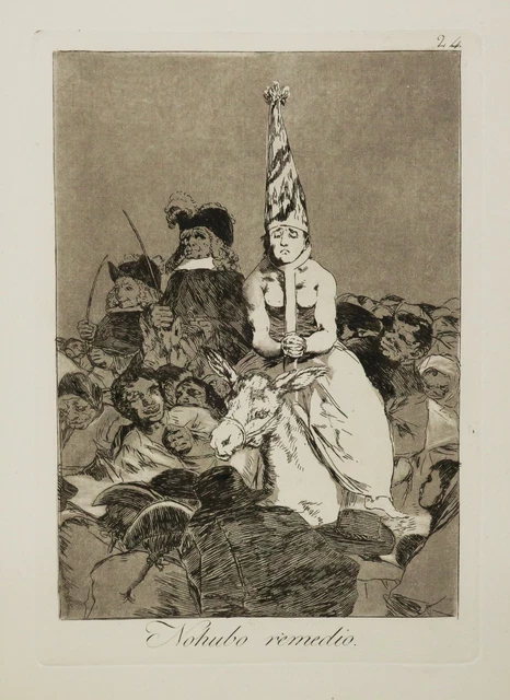 Gravure Originale Francisco De Goya – Los Caprichos Planche 14 – 5e édition 1881/86
