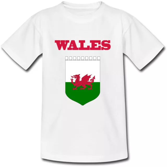 T-shirt Adulte Pays de Galles - Wales - Royaume Uni - du S au 2XL
