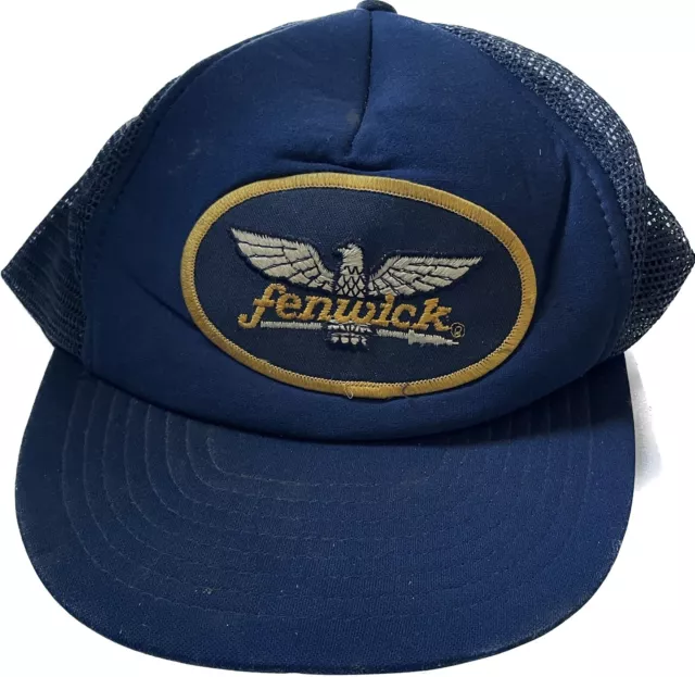 VTG FENWICK EAGLE Fly Fishing Rods Reel Lure Mesh Trucker Snapback Cap Hat  $22.48 - PicClick