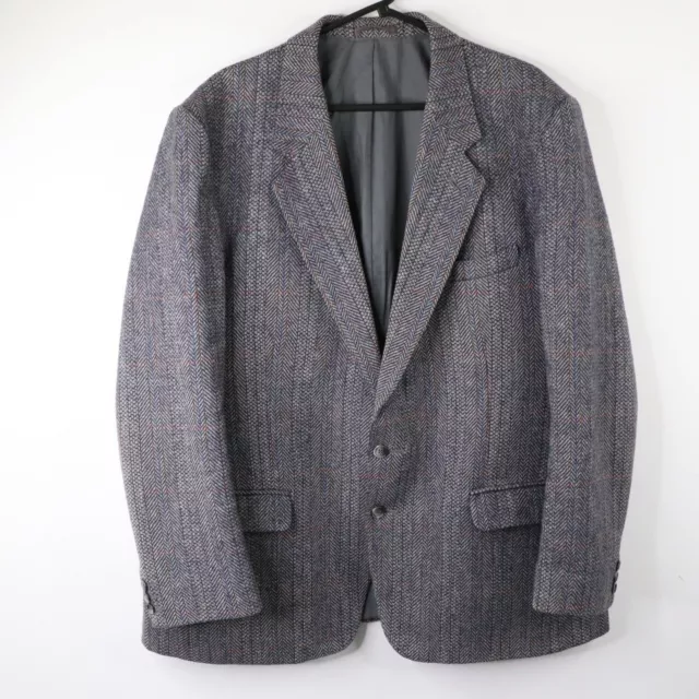 Centaur Tweed Blazer Mens 48 Reg Work Wear Sports Country Jacket Grey Wool