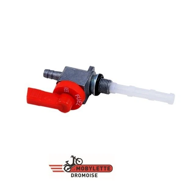 Robinet Essence  OMG Rouge Pour Peugeot 103 Réservoir 3,7 litres