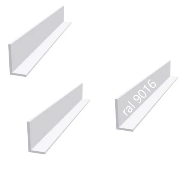 Profilé Aluminium L 90° Blanc RAL 9010 – 140x110 Mm, 2 Mètres, Pour Façade Et Toiture
