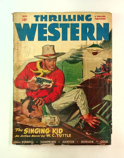Thrilling Western Pulp Sep 1947 Vol. 42 #3 GD/VG 3.0