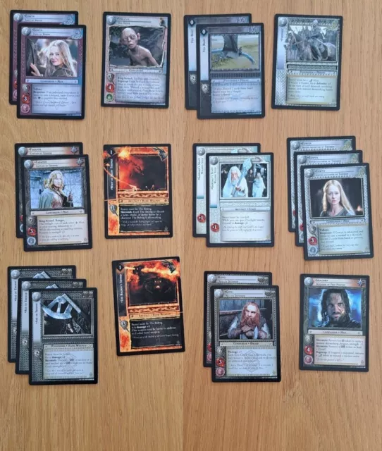 Lord of the rings lotr TCG Rares + promos + Tengwar 3