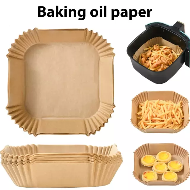 Air Fryer Disposable Paper Liner Set Non-Stick Pan Parchment Baking Paper