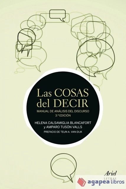 Las cosas del decir: manual de análisis del discurso. NUEVO. ENVÍO URGENTE