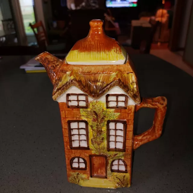 1940s Price Kensington Ye Old Cottage Large Coffee Pot with Lid