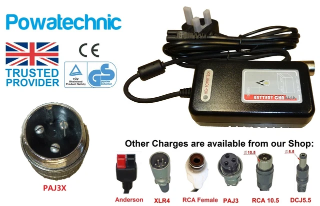 AC-DC Adapter for WORX WA3737 24V Lead Acid
