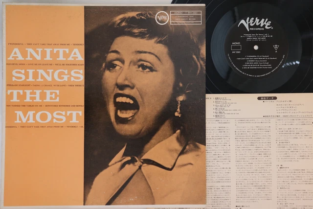 LP ANITA O'DAY Anita Sings The Most MV2501 VERVE JAPAN Vinyl