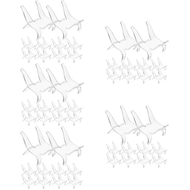 50 PCS Clear Display Stand Minerals Gemles Gemles Sprewder Spechens Spécimens