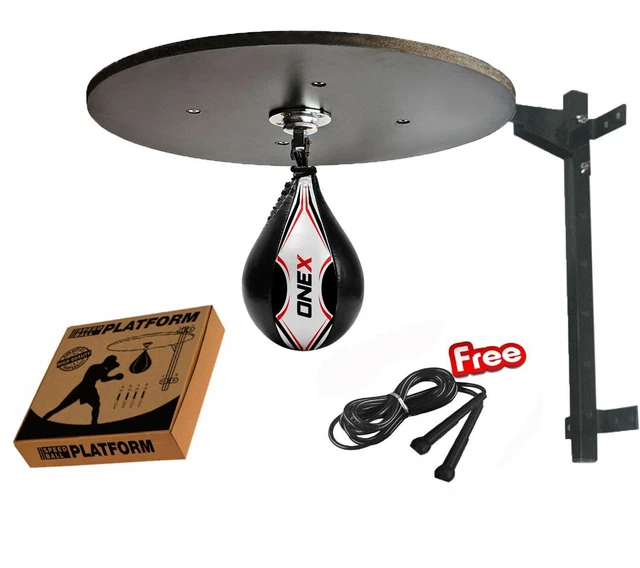 Adult speed Ball Platform Bracket Punching Bag Stand Heavy Duty Training Fitness