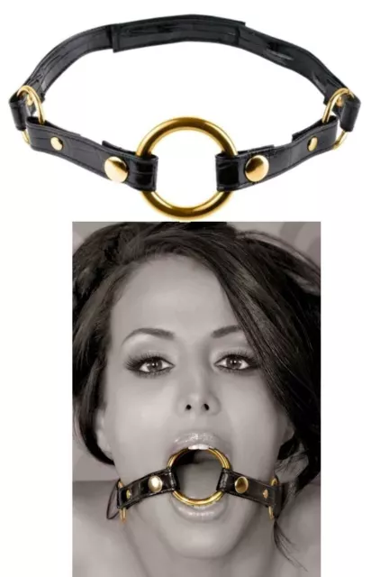 Morso bondage sexy mistress costrittivo fetish ring gag per giochi sadomaso bdsm