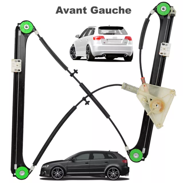 Remonte Vitre Leve Glace AVG AVANT Gauche Conducteur AUDI A3 S3 8PA (5 PORTES)