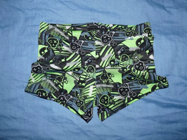 Boxer maillot de bain Nabaiji imprimé vert et bleu garçon 12-14 ans - BE