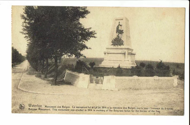 CPA - Carte postale -BELGIQUE -Waterloo - Monument des Belges S1607