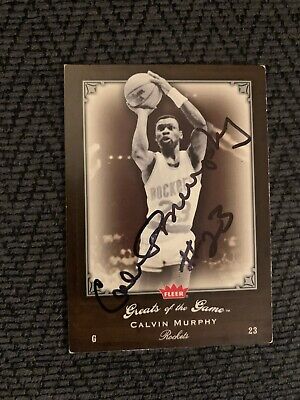 Calvin Murphy Signed Trading Card Autographed Basketball Hall Of Fame