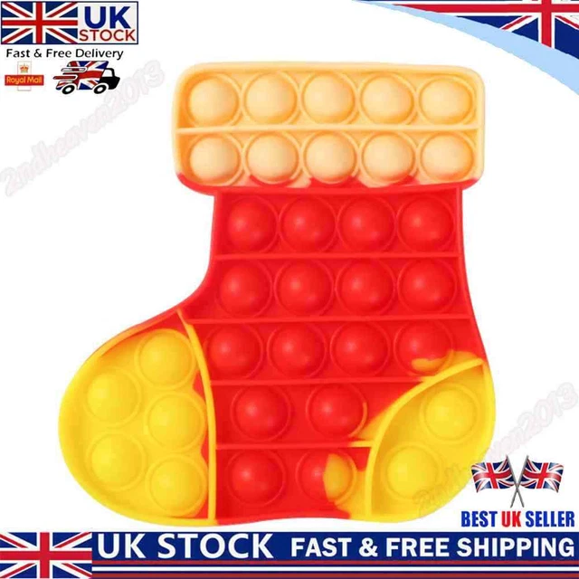 Silicone Decompression Toys Funny Christmas Autism Bubble Toys for Kids Adults U